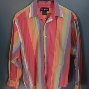 Ralph Lauren Vibrant Striped Men's Shirt